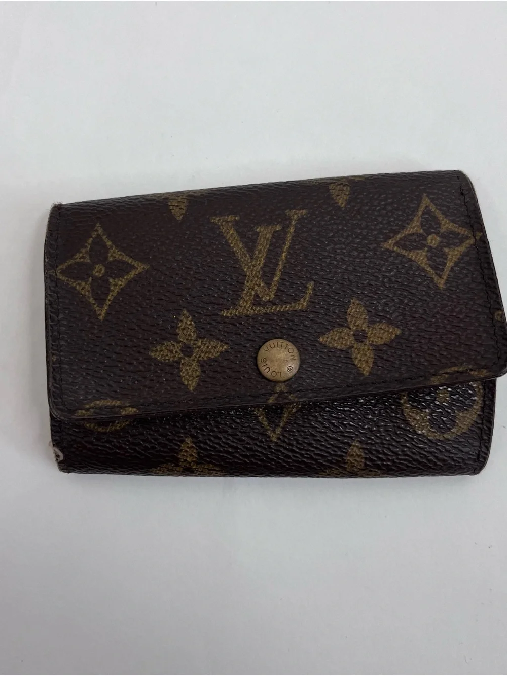 Louis Vuitton Monogram Multicles 6 Key Holder Key Case Wallet Brown Canvas LV
